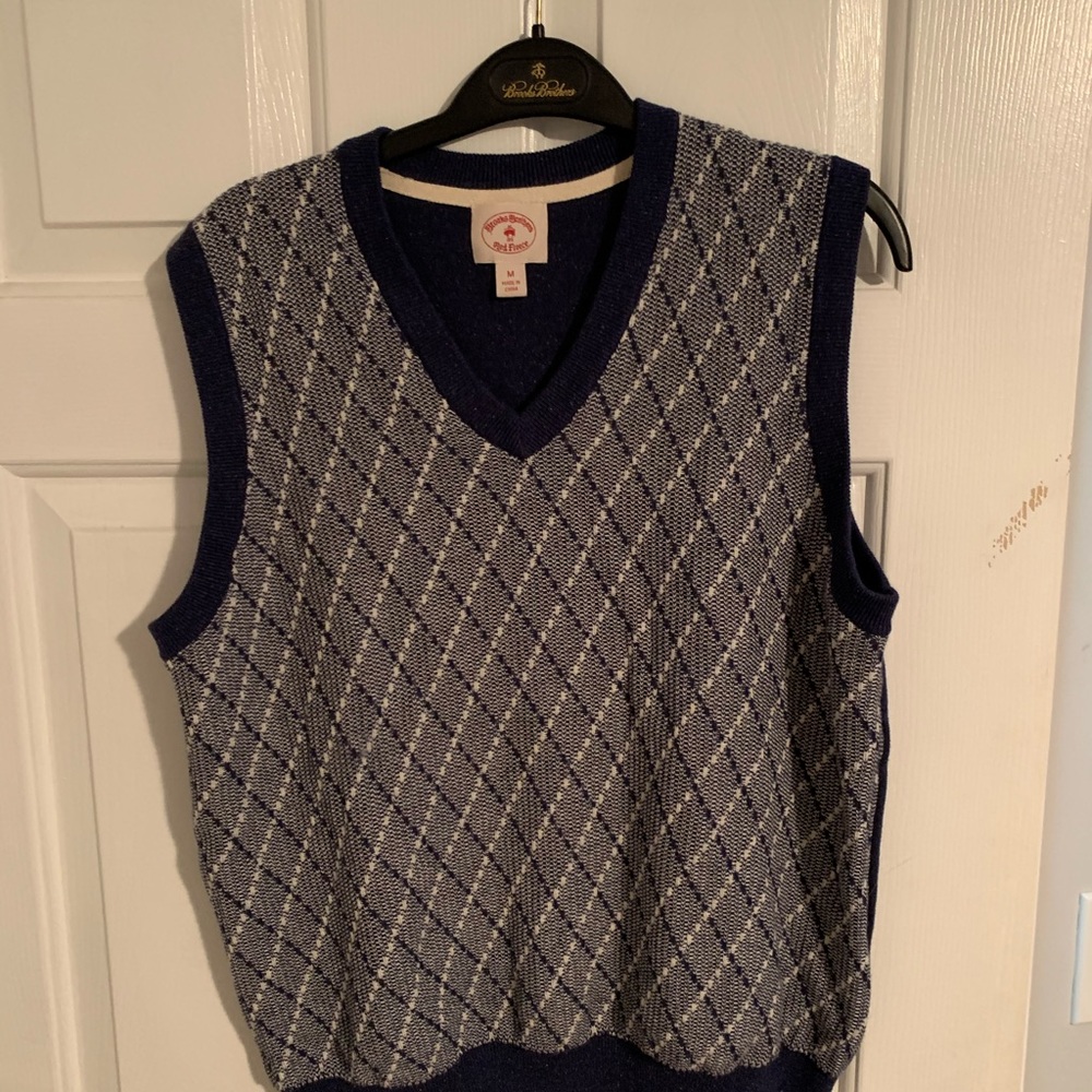 Brooks Brothers Red Fleece Sweater Vest